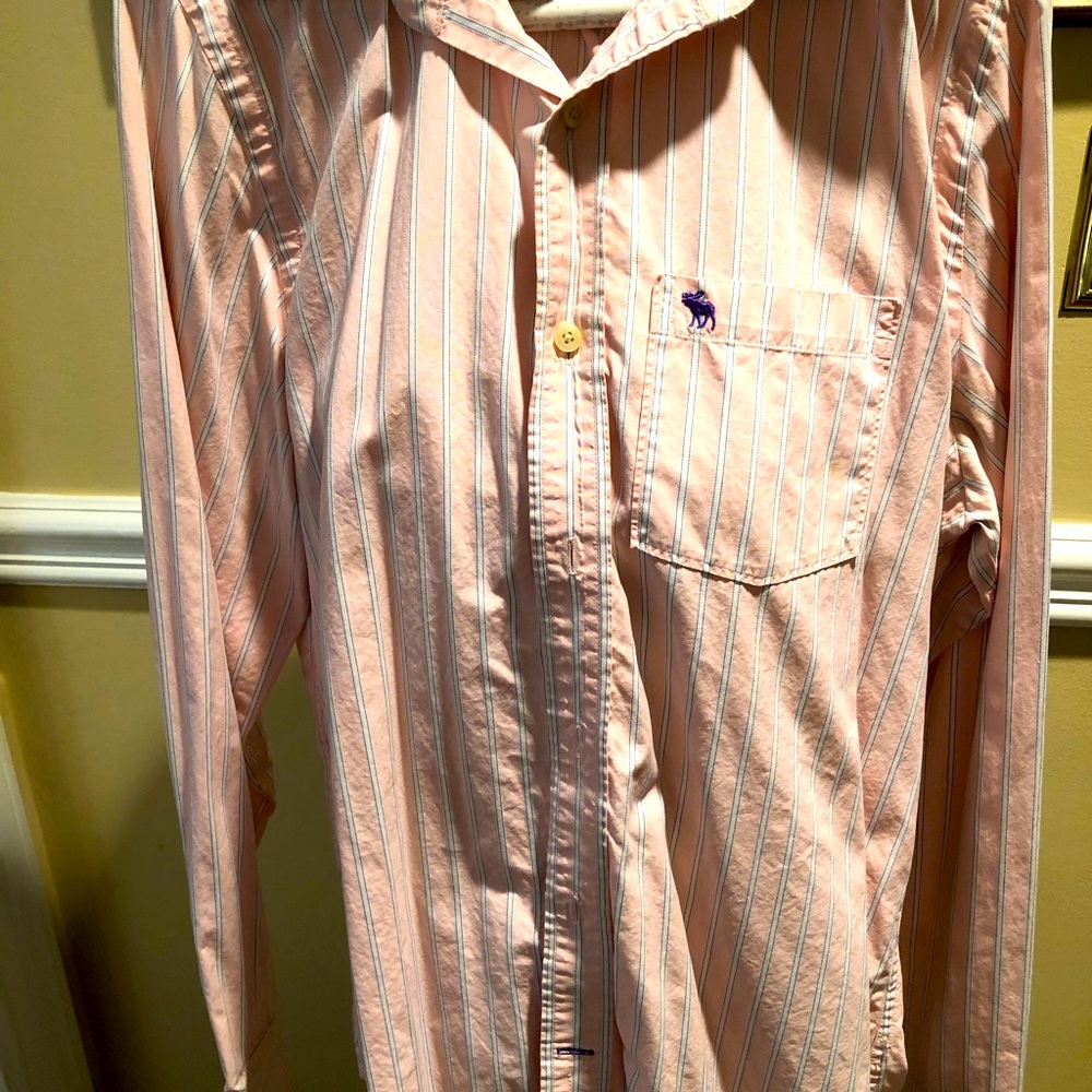 ABERCROMBIE & FITCH MENS DRESS SHIRT - Picture 2 of 9